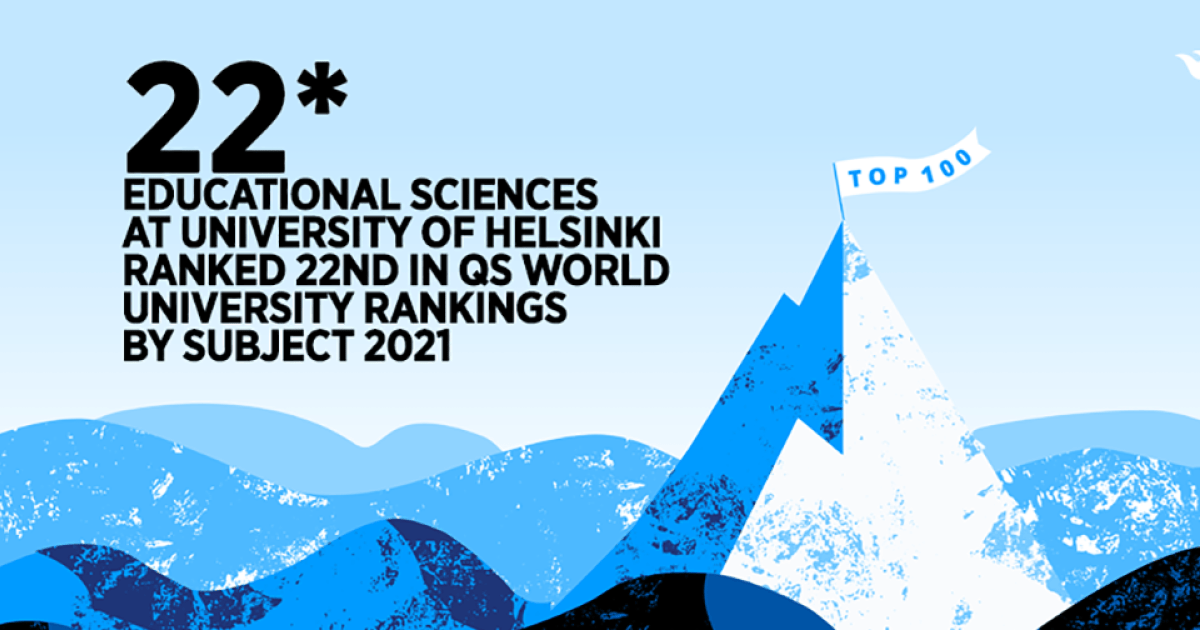 Moving up Educational sciences ranked 22nd in the 2021 QS World University Rankings Faculty