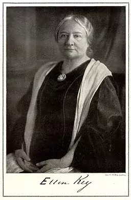 Swedish feminist and writer Ellen Key in 1910. Photo by Rudolf Dührkoop, Public domain, via Wikimedia Commons