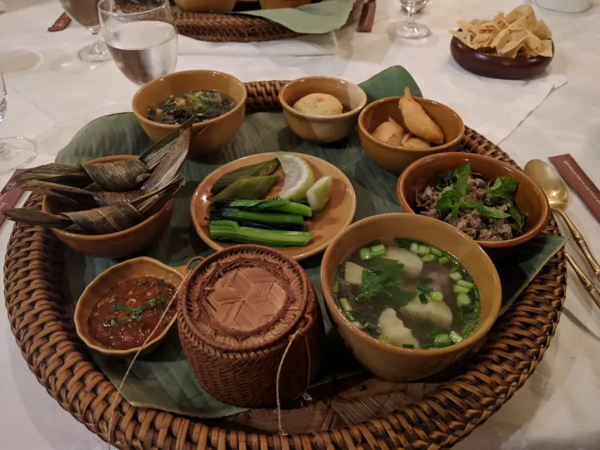 Some traditional Lao food to celebrate