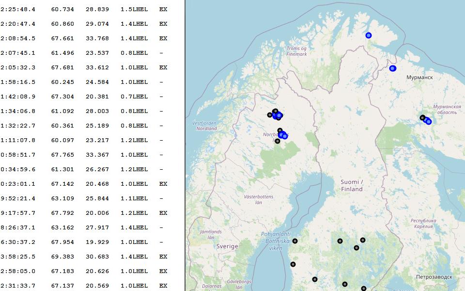 Tutustu 78+ imagen maanjäristykset suomessa kartta