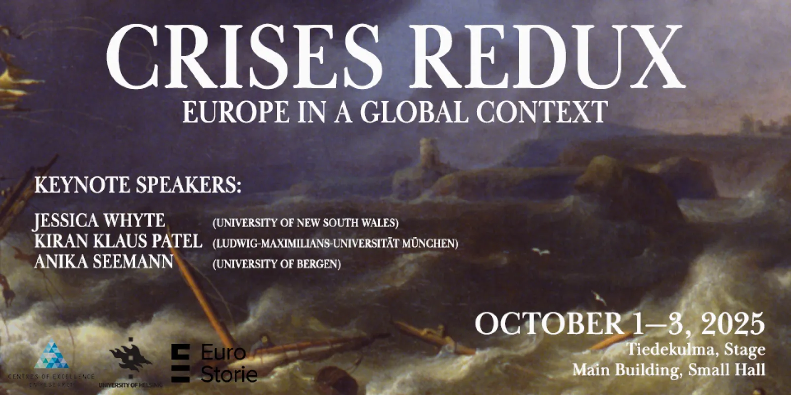 Crises Redux: Europe in a Global Context | Law, Identity and the European  Narratives | University of Helsinki